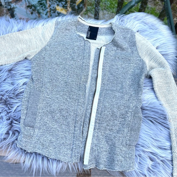 Anthropologie Dolan T-Shirt Zip Up Jacket / Sweater - Picture 4 of 9